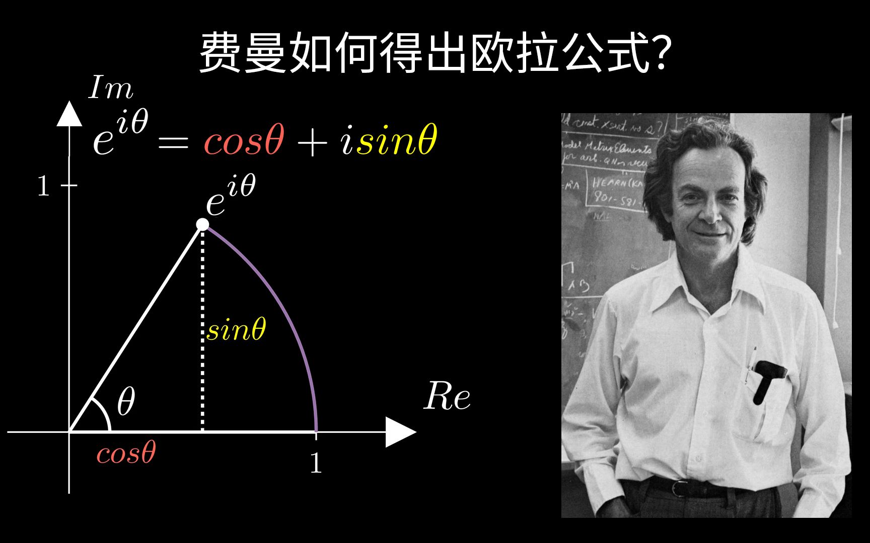 【费曼物理】欧拉公式，从小学数学讲起