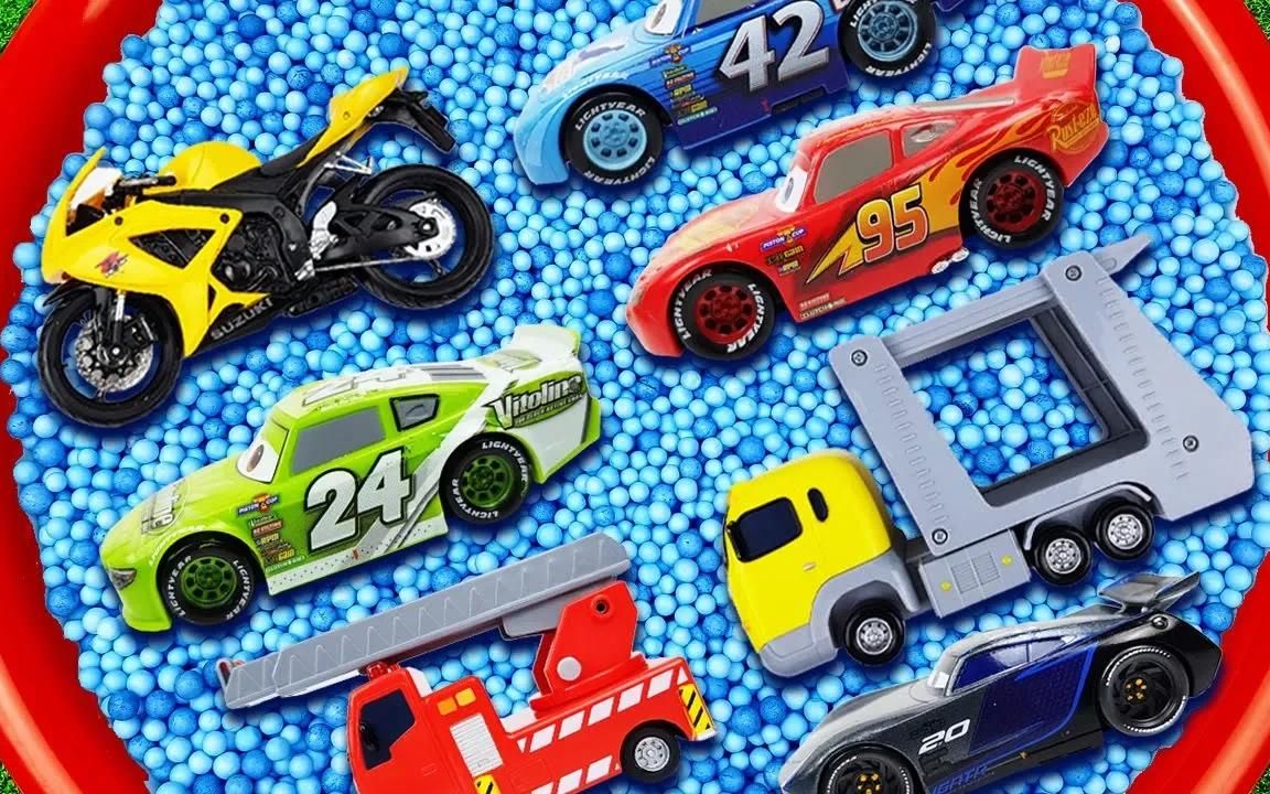 儿童玩具汽车：赛车总动员，消防车，运输车，救援拖车
