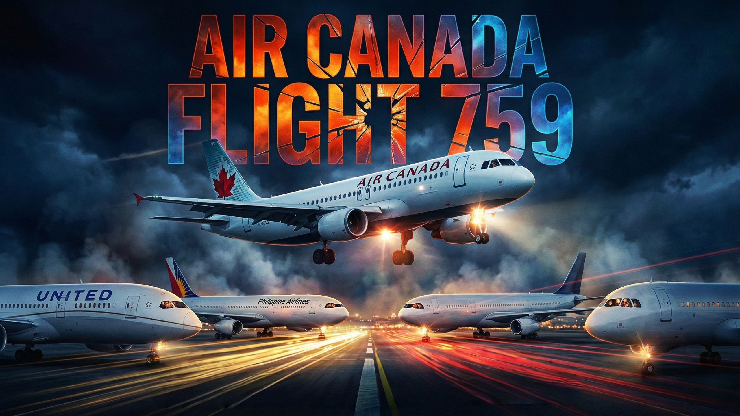 距离世纪空难仅一步之遥：当70吨客机对准了四架满载飞机的滑行道，塔台和机组都经历了什么？加航759号航班事故