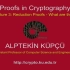 Proofs in Cryptography by KOLT KU