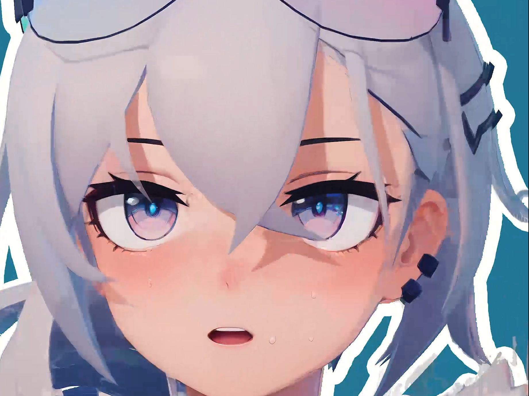 [AI Animation] Silver Wolf's Face Art Reward ❤️
