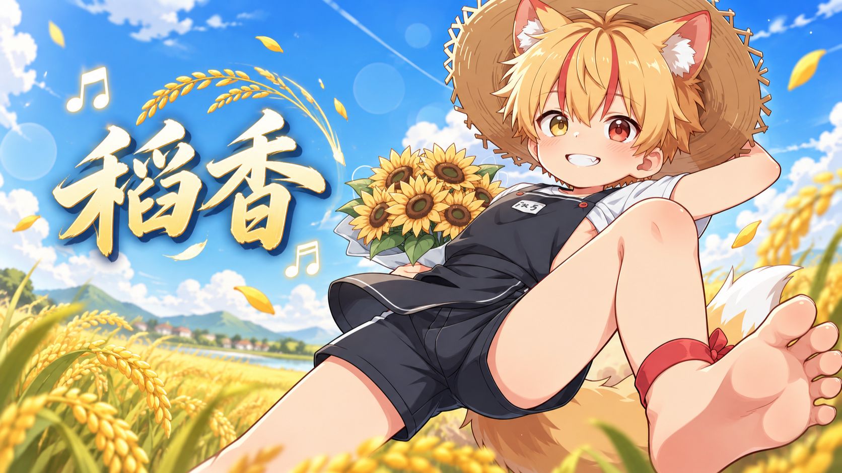 小少年翻唱《稻香》想起了乡下外婆家里度过的暑假~