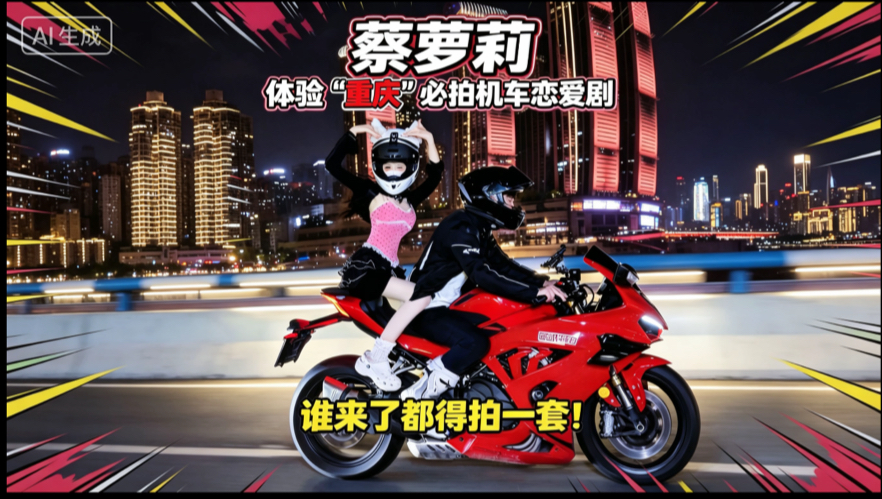 网上笑笑得了 现实中谁看了不想拍一集？#重庆 #机车 #vlog日常