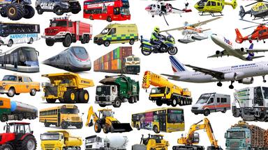 认识各种交通<em class="keyword">工具</em>之警车， 救护车， <em class="keyword">消防</em>车， 卡车， 汽车， 挖掘机， 公共汽车， 飞机