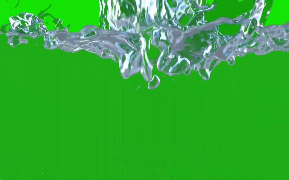 倒水慢动作绿幕抠像高清视频素材