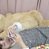 日本15岁初中生小姐姐の生活日常～睡醒后在床上玩了一会手机，又去了浴室洗脸梳头嗷