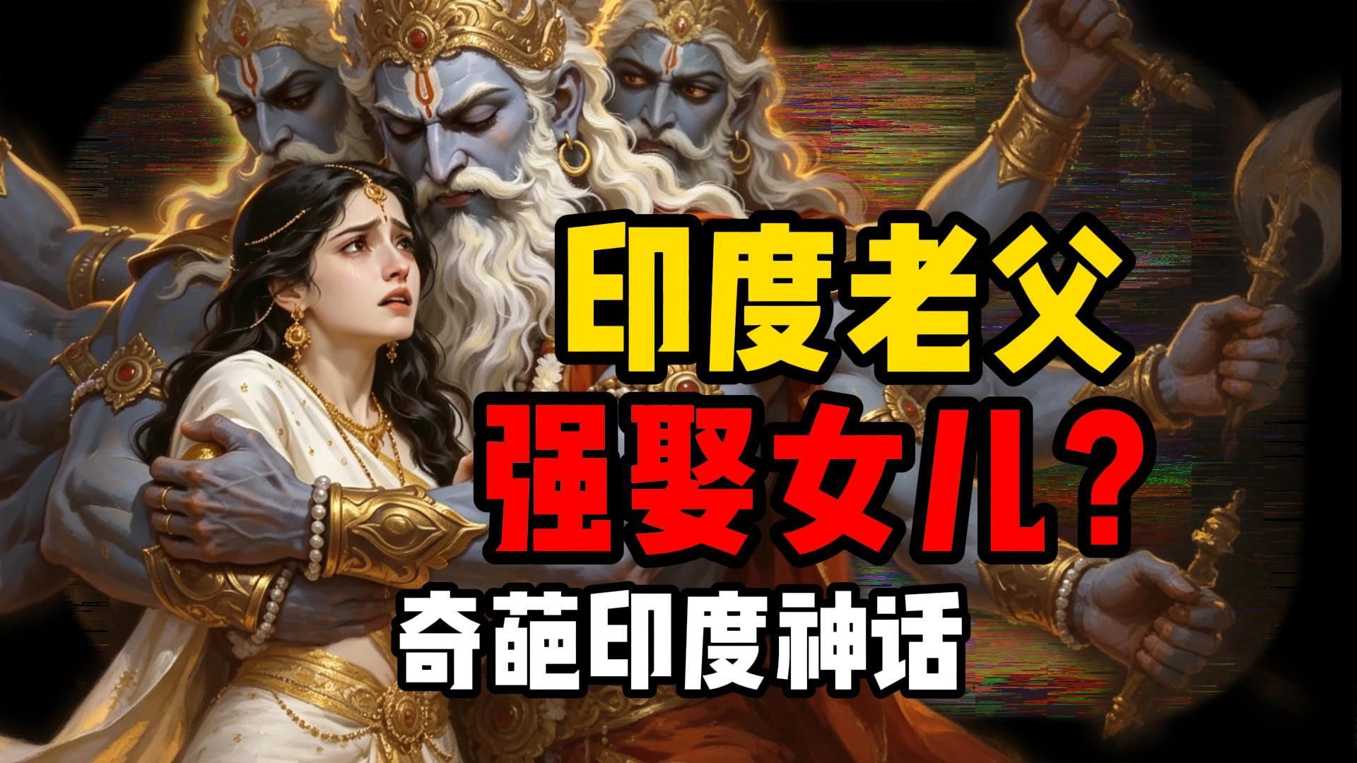 奇葩神话！强娶女儿为妻？辩才天女萨拉斯瓦蒂的神话【印度神话-女神篇 第五期】