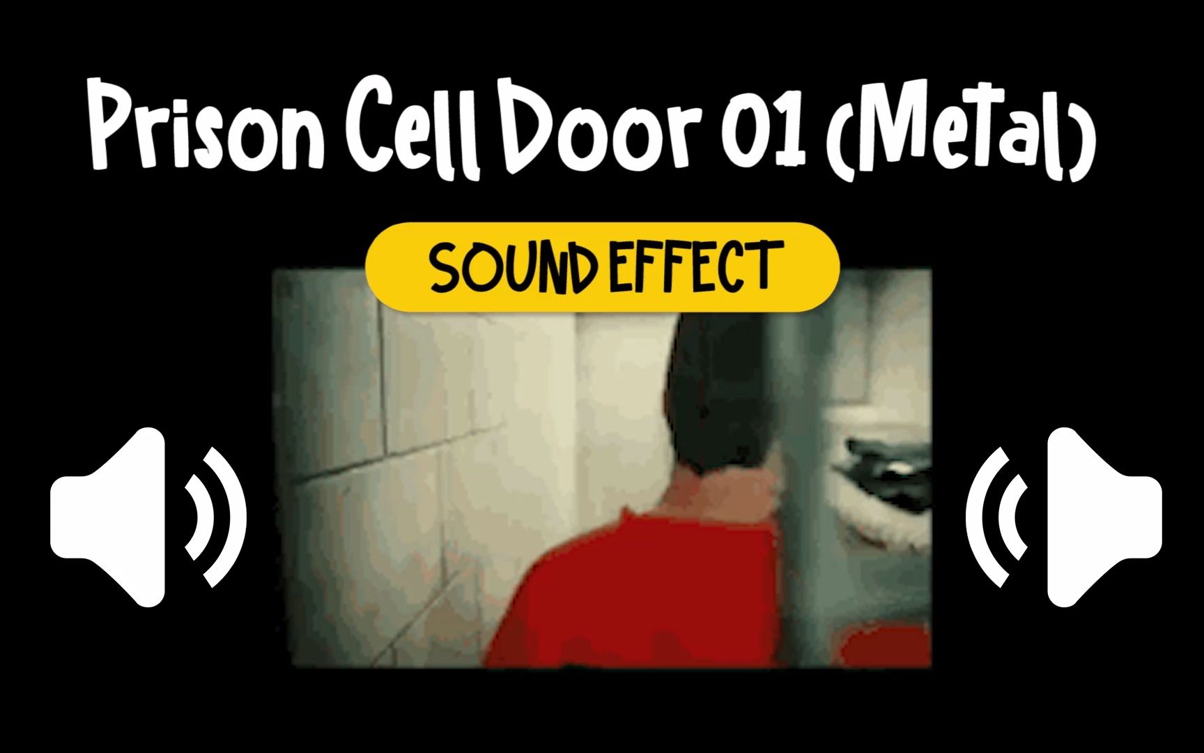 牢门 #01 监狱 金属 铁门 关门 音效 (HQ)