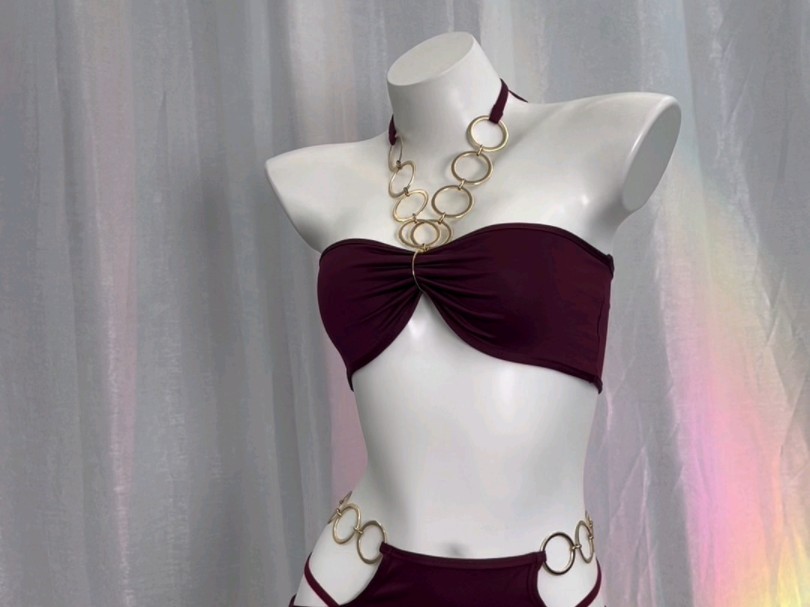 喵喵拳战衣分享｜异域风情抹胸包臀裙yyds(>^ω^<)