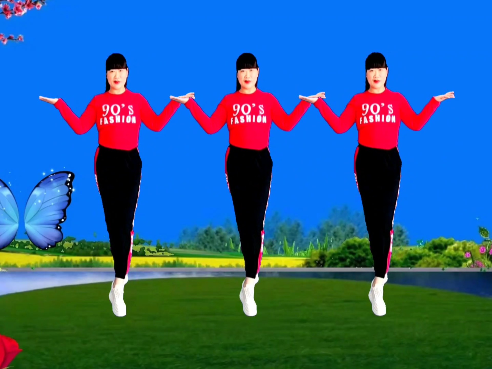 经典老歌广场舞《山谷里的思念》零基础32步，百听不厌简单易学