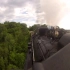 在建设型蒸汽机车驾驶室顶搭载GoPro拍摄