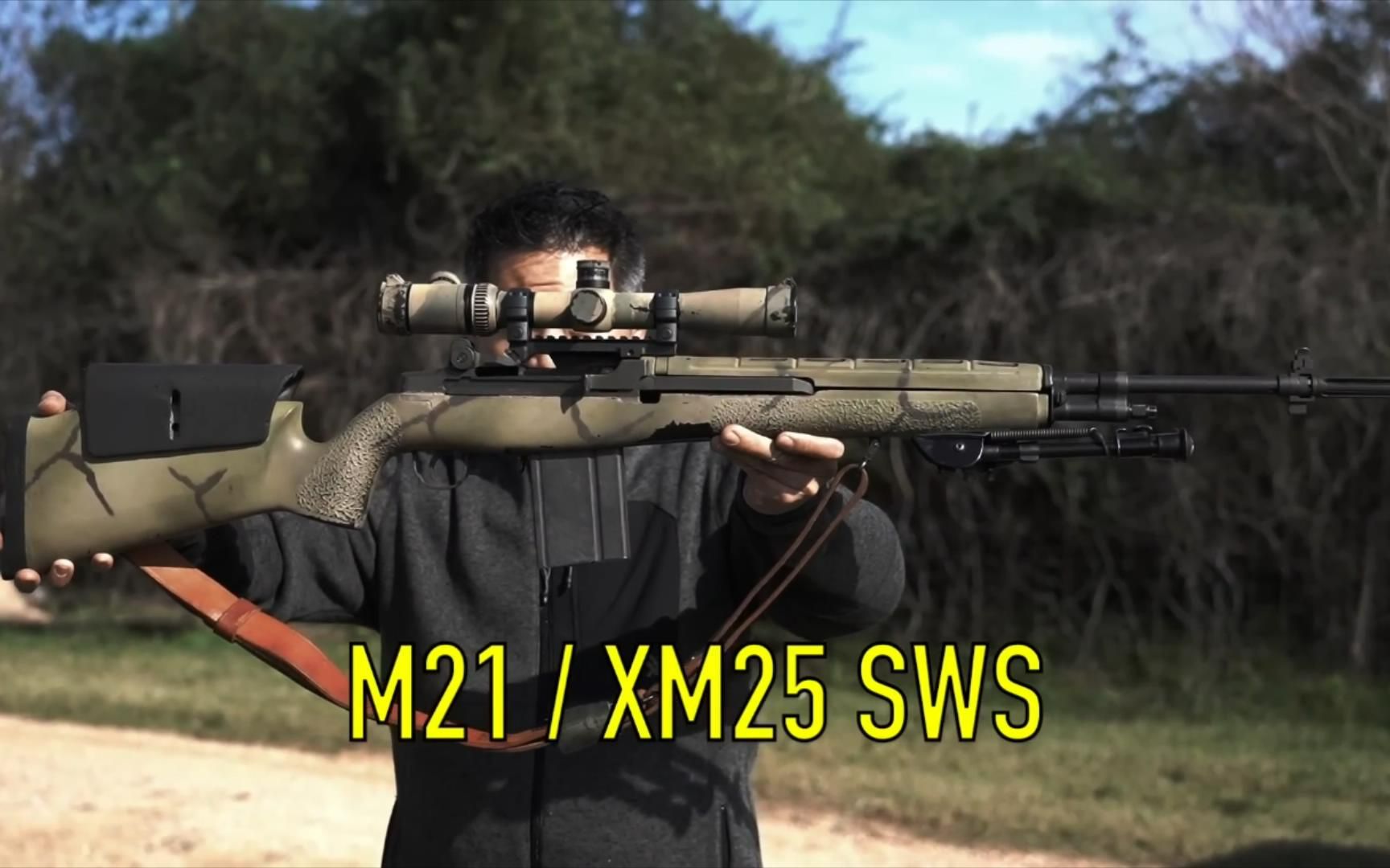 【9-Hole Reviews】M21 SWS狙击步枪（M14狙击型）远程速射实用精度测试