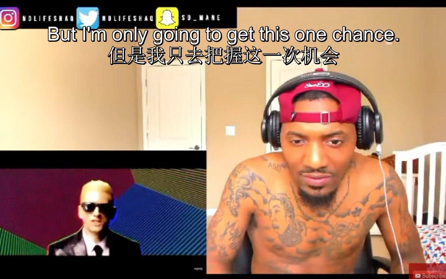 【Rap God反应视频/中字】喷气小哥：在Eminem面前没人是安全的！（附加部分歌词解析）