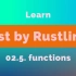 02.5. 通过 Rustlings 快速学习 Rust Function 函数