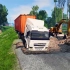 车祸模拟器34：路上有个大坑，考验各路车神的技术，卡车底盘测试