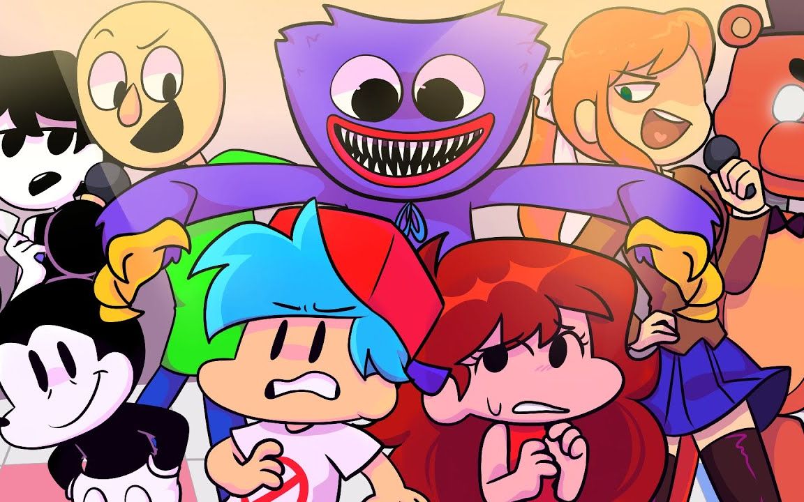 【poppy playtime'huggy wuggy 播放时间,但每个回合都有另一个