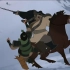 《花木兰 Mulan (1998)》  雪山匈奴冲锋战斗及雪崩片段 1080P