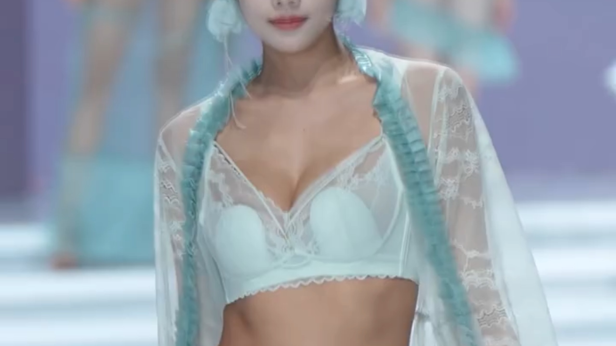 超模郭炳祺，内衣模特，要的就是这种感觉！