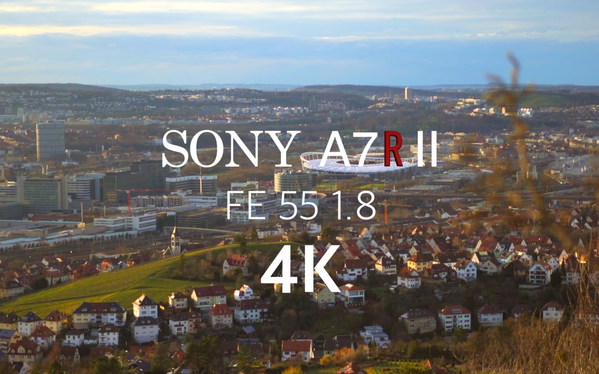 索尼A7R2 + Sony fe 55mm f1.8定焦镜头  4K视频画质测试样片 & S35裁幅模式高感夜景视频拍摄测试（德国-斯图加特-梅赛德斯奔驰总部）