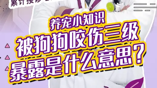 被狗狗咬伤三级暴露是什么意思#防御保健#科学养宠攻略