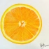 彩铅教程-橙子