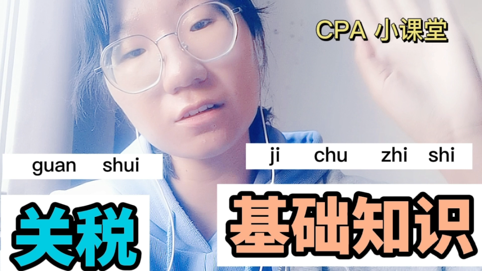 CPA税法关税1哔哩哔哩bilibili