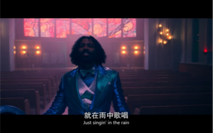 Daveed Diggs版《雨中曲Singin’ in the Rain》乐死我了这也太突然了 紫色炫彩服装唱跳