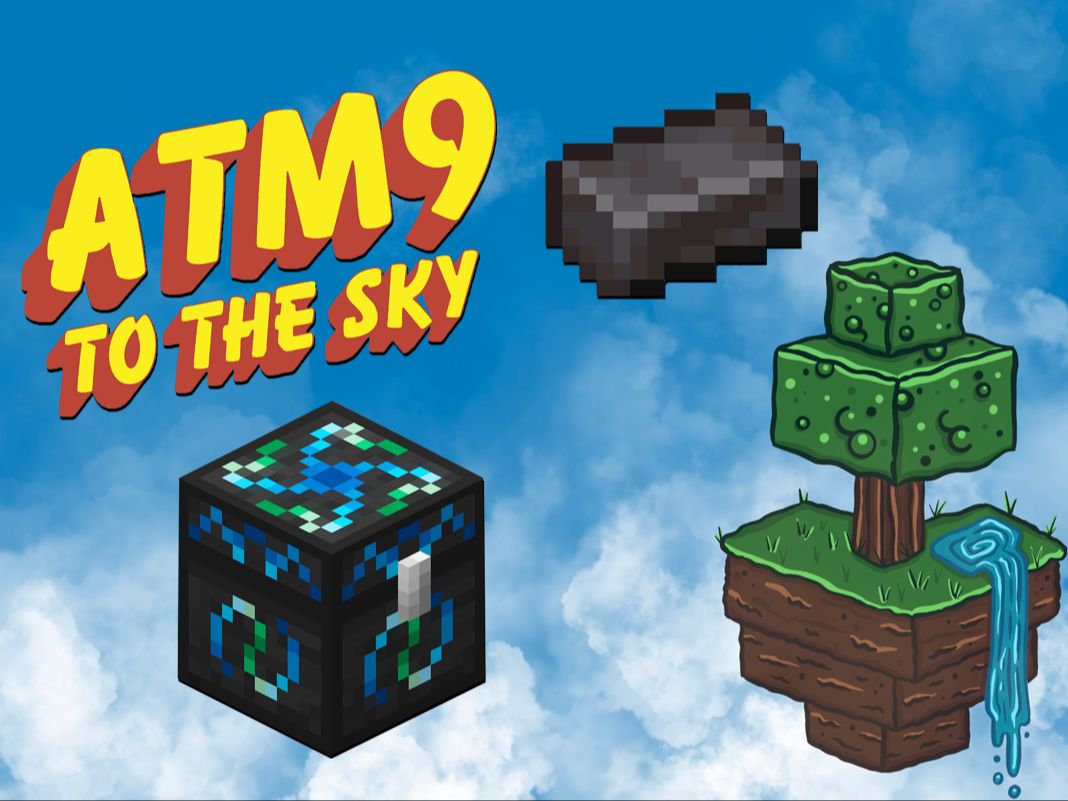 开启等价交换！无限下界合金！ATM9 Sky 我的世界 第二期