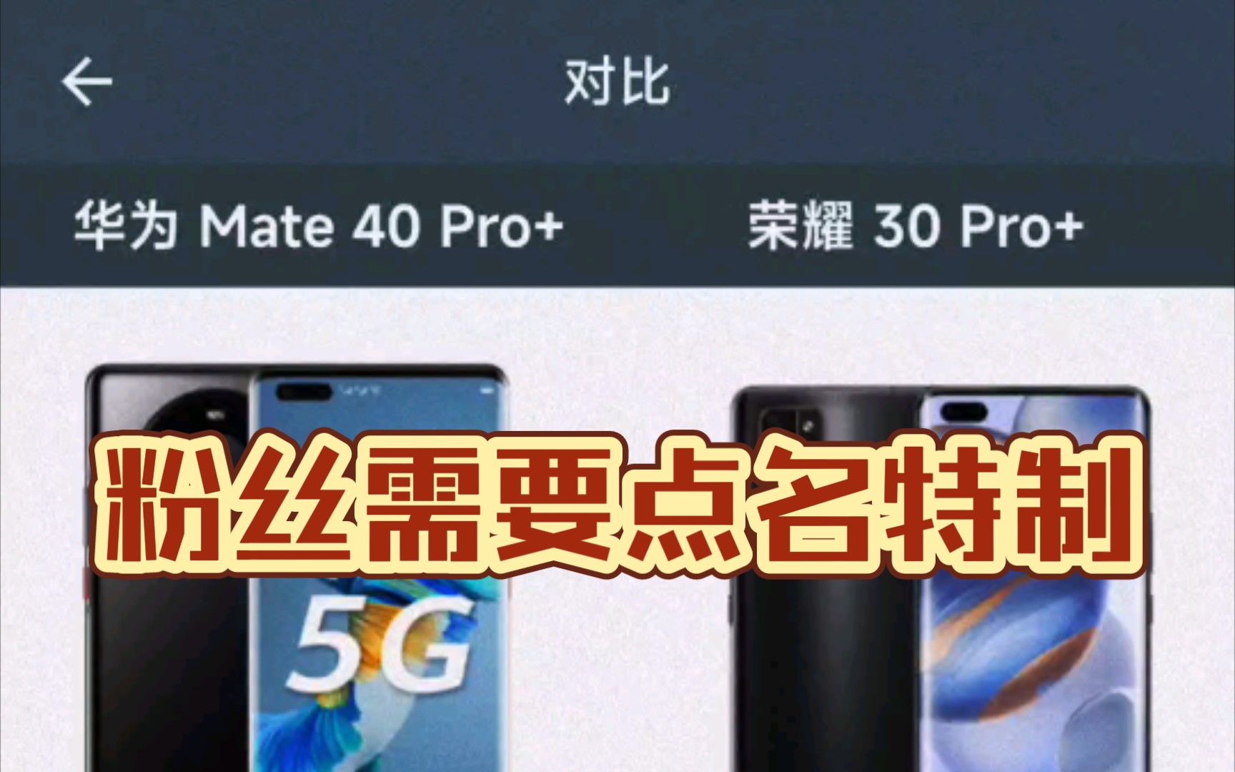 华为mate40pro 对比荣耀30pro(粉丝需要特制(手机性能排行)