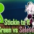 Stickin to it pero es Green vs Selever | Friday Night Funkin