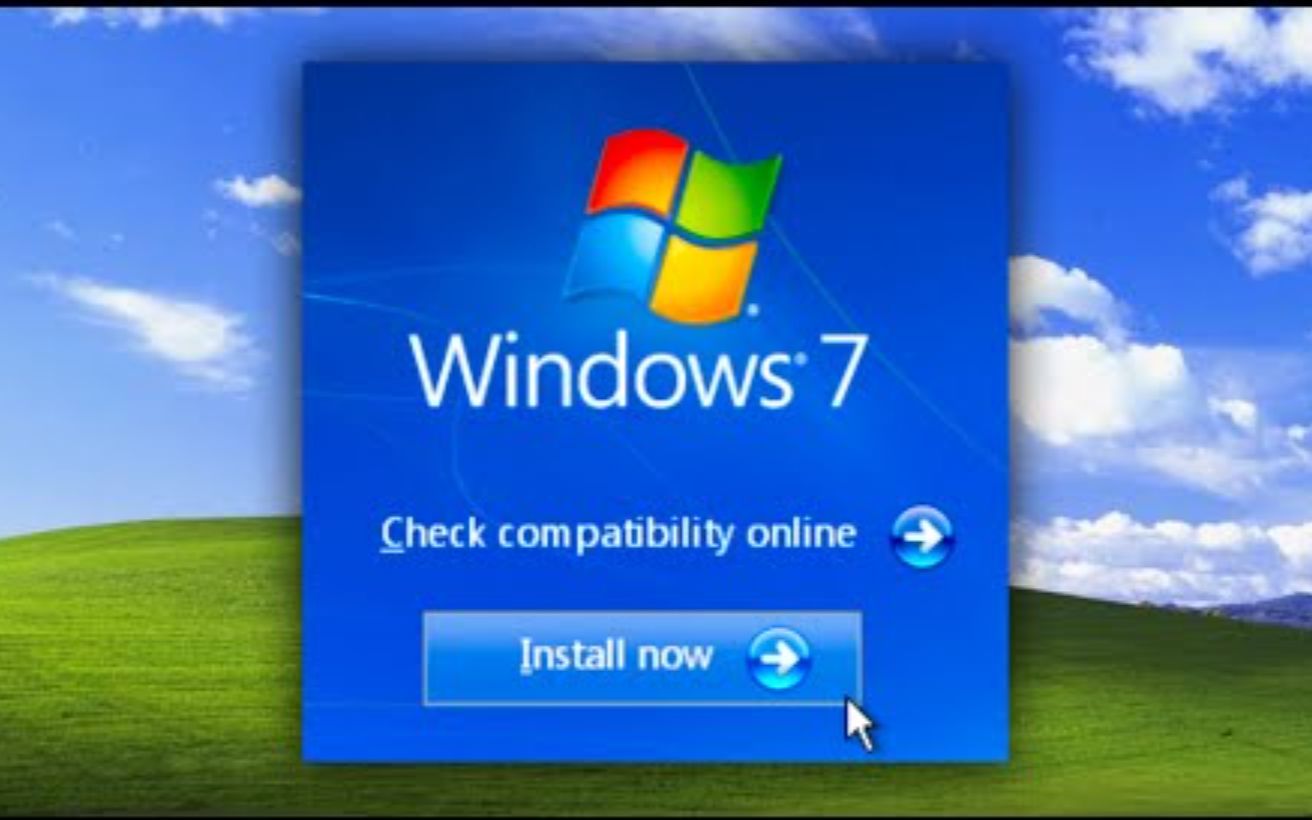 现在是 2010 年，您将升级到 Windows 7！