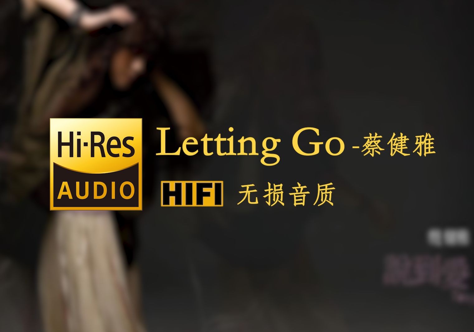 【hi Res无损音质】《letting Go》蔡健雅 我终于舍得为你放开手因为爱你爱到我心痛 音乐放映台 音乐放映台 哔哩哔哩视频