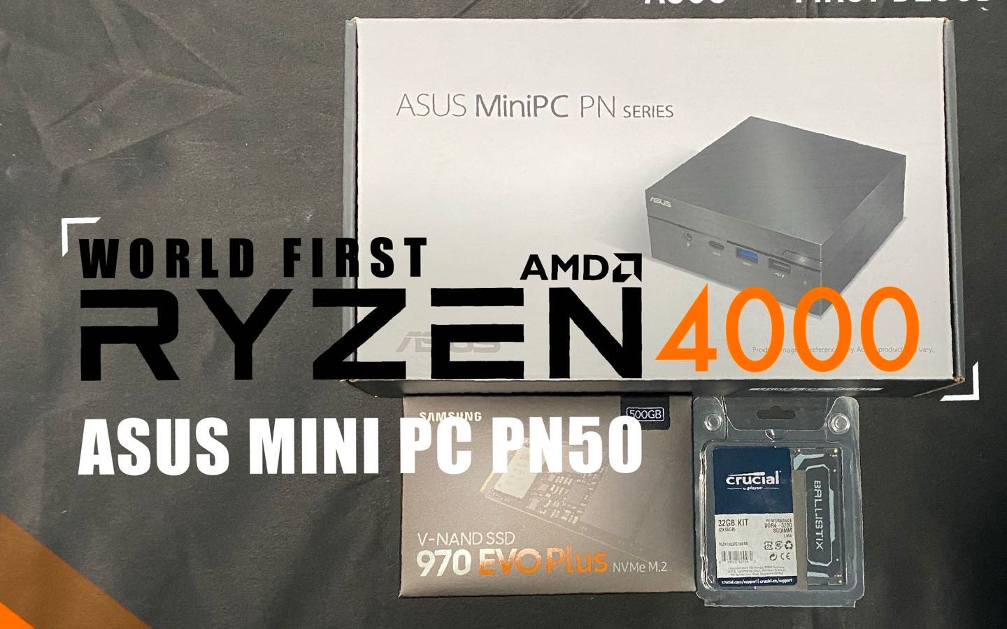 世界上第一台ryzen 4000系列小型pc Asus Pn50开箱跑分 哔哩哔哩 つロ干杯 Bilibili