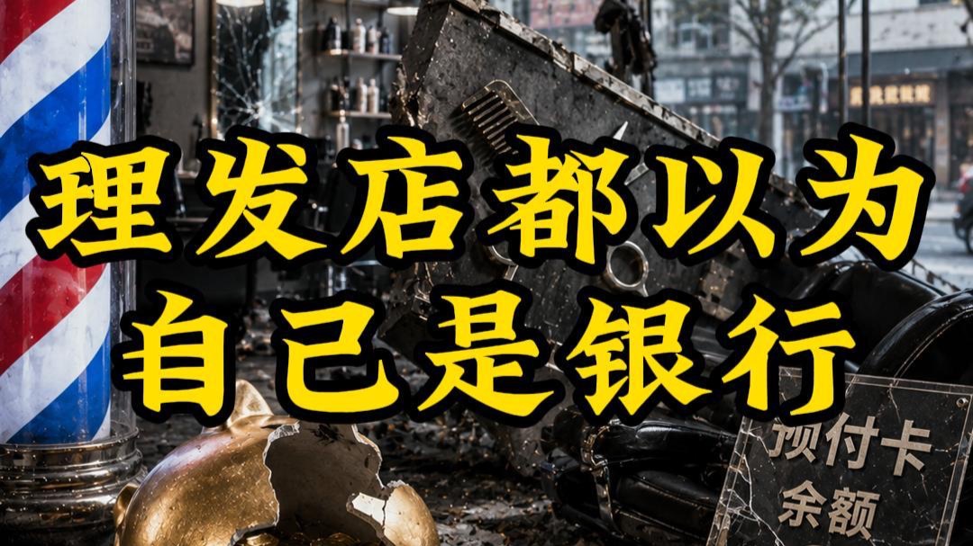 没有电商冲击的理发店，是怎么把自己干倒闭的？#理发店倒闭 #预付卡 #办卡 #Tony老师 #资金池 #跑路 #预付式消费 #消费避坑 #商业观察 #致远悟到