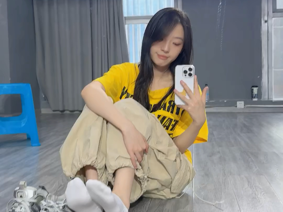 练完舞之后的放松时间