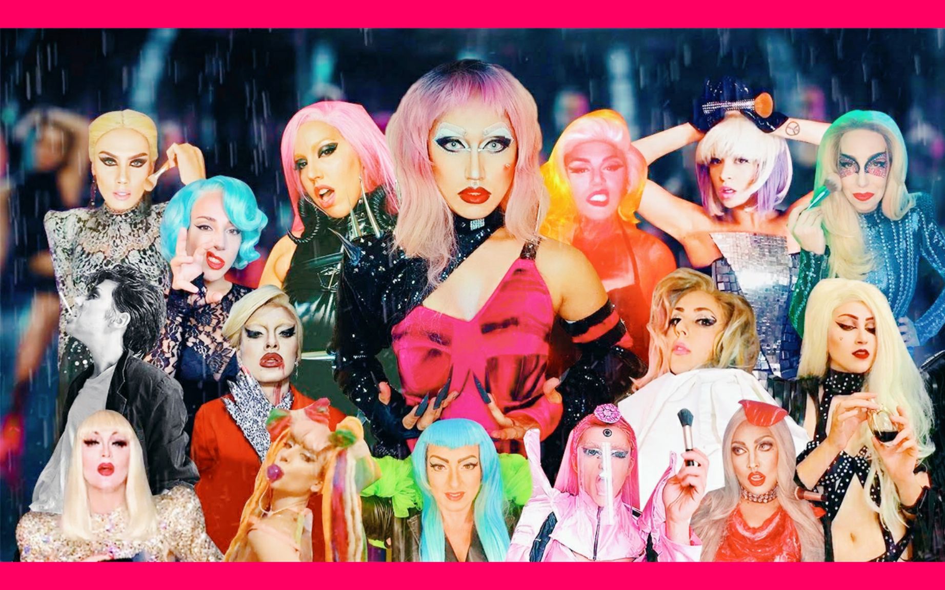 【强大粉丝军团】演绎Lady Gaga多年服装妆容进化史！