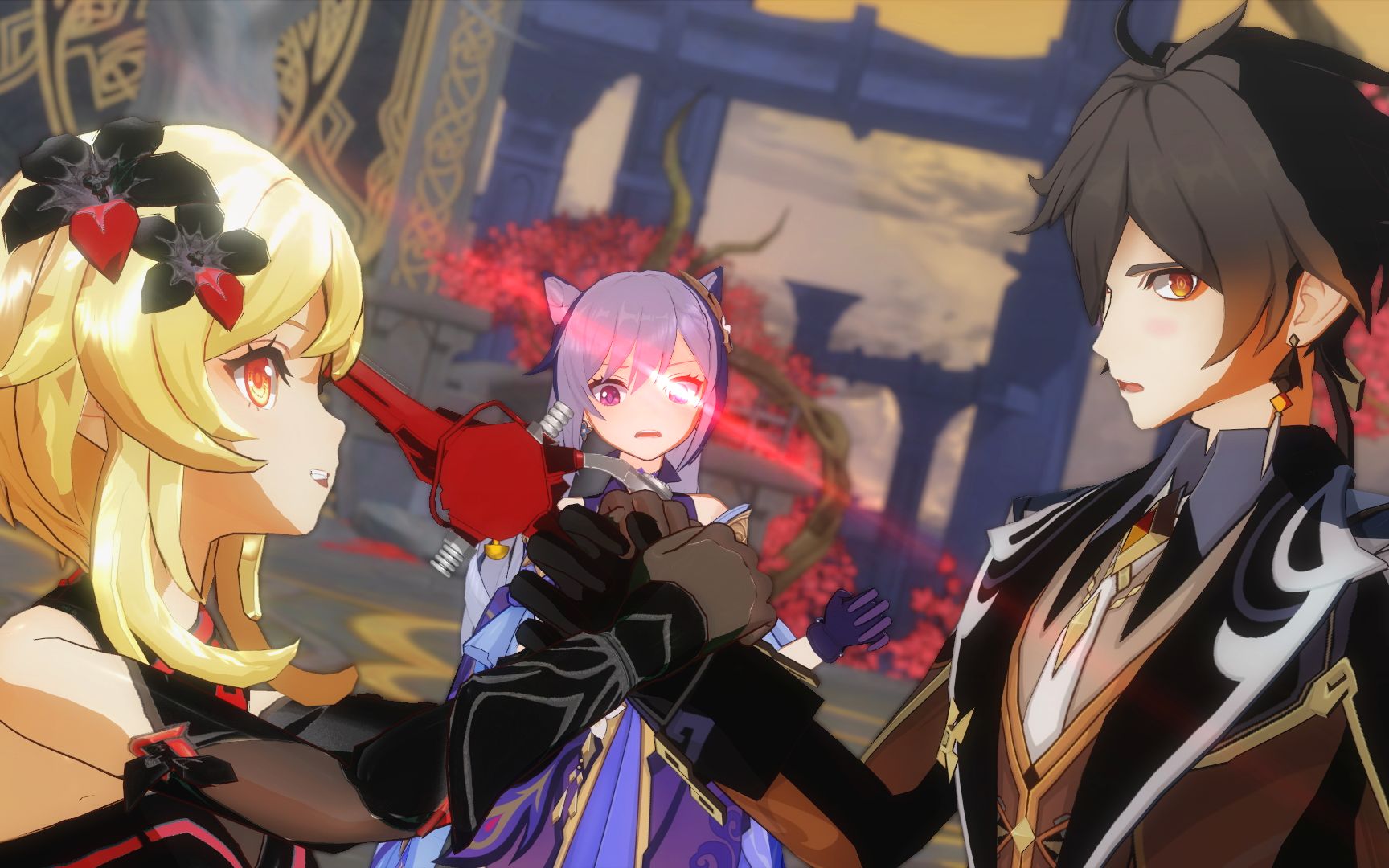 【原神动画】刻晴：你不会以为红眼是特效吧？