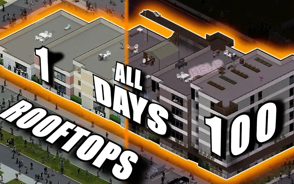 【中字/电影】路易斯维尔 屋顶求生100天!疯狂难度&随机僵尸