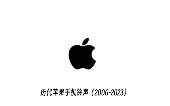 历代苹果手机铃声（2007-2023）