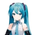 网友将MMD视频截图后使用AI绘画制作的Miku