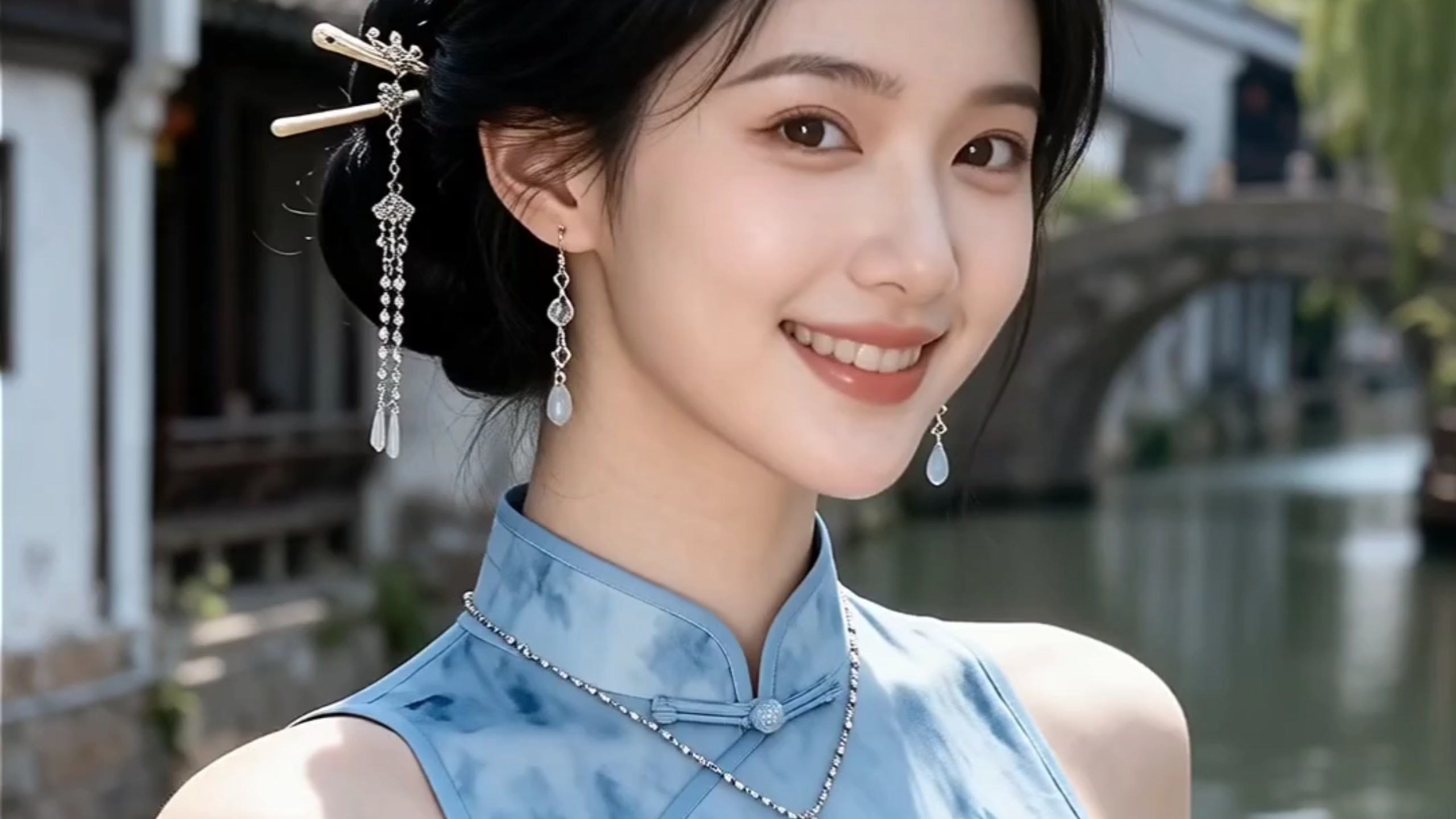 AI旗袍美女接吻(第一弹)