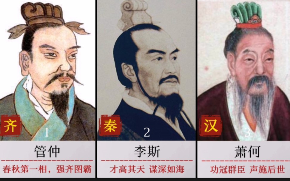 中国十大名相，谁改变了王朝命运