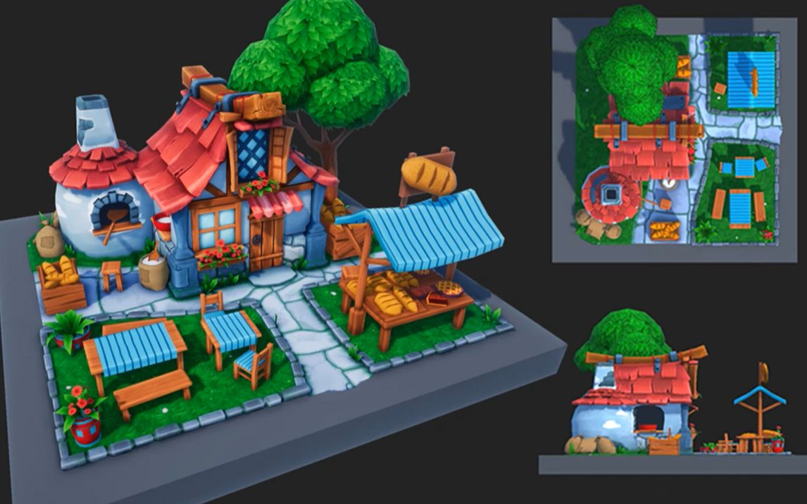 maya/zbrush-场景小房子制作教程.maya建模基础教程.