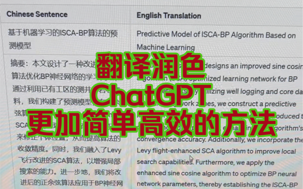 ChatGPT 用来翻译论文更加简单高效的方法，效率直接拉满，一条nature级学术指令搞定论文翻译润色