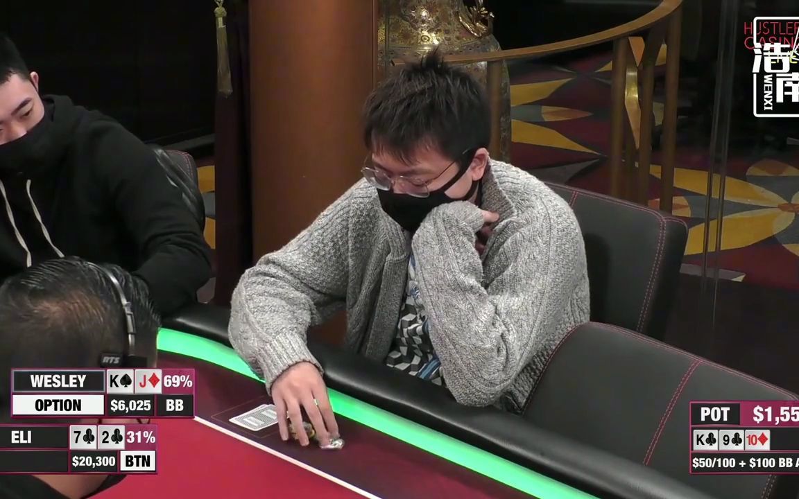 bunny终于露脸了这次居然又拿到aa了德州扑克德扑圈线上德扑传奇扑克