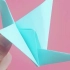 千纸鹤折纸教程，抽尾巴翅膀能动，简单好玩折纸折纸教程手工折纸手工千纸鹤折法
