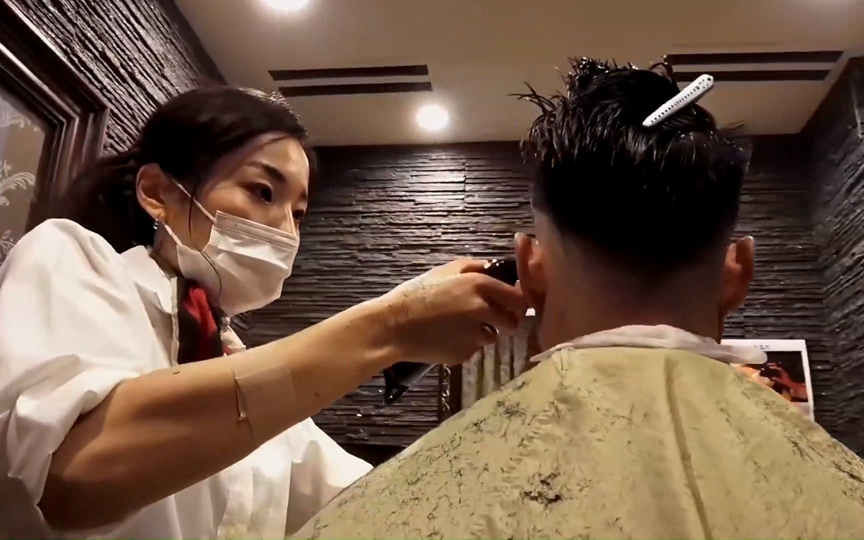 日本理发店，体验超爽一条龙服务。