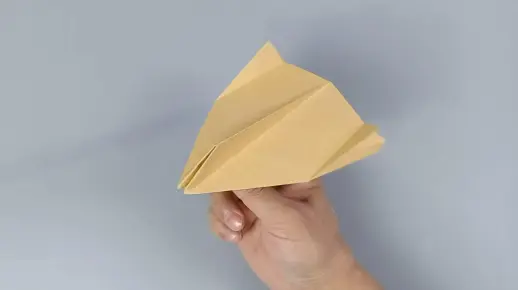 回旋纸飞机教程，扔出去还能飞回来