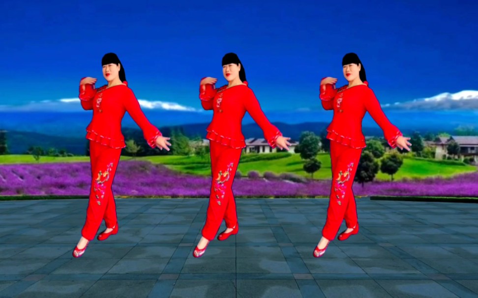 精选民歌广场舞《我的家乡美如画》歌醉舞美，完整版附教学