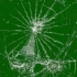 【绿幕素材】10组玻璃屏幕网状碎裂素材附音效